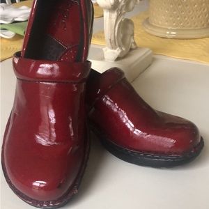 BOC Born Concept Peggy Red Patent Leather Clogs